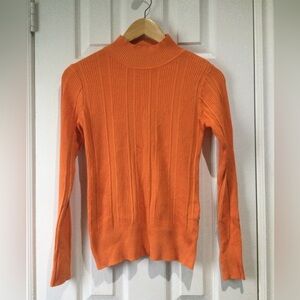 Angelus Women’s Orange Cowl Neck Sweater